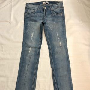 👖Medium Wash Regular Length Straight Leg Jeans